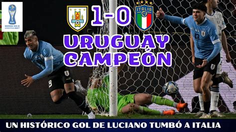 uruguay sub 20 vs italia sub 20
